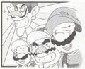 Page from a Mario Party 4 manga