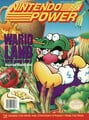 The first Nintendo Power cover art of Wario