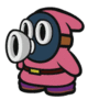 Pink Snifit Idle Animation from Paper Mario: Color Splash