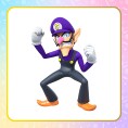 Waluigi option from an opinion poll on characters from Super Mario Party Jamboree for the Nintendo Switch