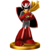 Proto Man trophy from Super Smash Bros. for Wii U