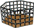 Caged Island in Super Mario 64