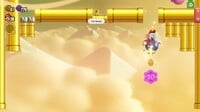The second 10-flower coin in Flight of the Bloomps in Super Mario Bros. Wonder