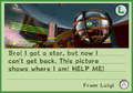 A letter from Luigi to go to Battlerock Galaxy.