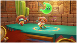 Mario playing a guitar in the Sombrero and Poncho outfit.