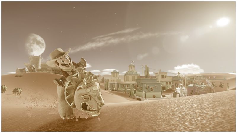 File:SMO Mario Riding Jaxi Sepia.jpg