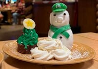 Snowman Cake (Luigi) from Super Nintendo World