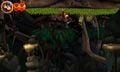 An upside down Cave cactus in Donkey Kong Country Returns 3D