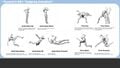 Sheet with various poses that were used as references to animate King K. Rool's moves in Super Smash Bros. Ultimate
