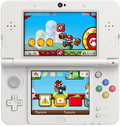 The "Mario vs. Donkey Kong: Tipping Stars" system theme for the Nintendo 3DS.