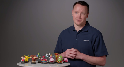 Bill Trinen with amiibo