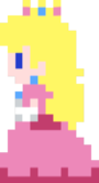 Peach using the Bitsize Candy from Mario Party 8