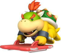 Artwork of Bowser Jr. from Mario & Sonic at the Olympic Winter Games