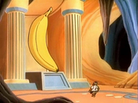 A Giant Banana in Captain N: The Game Master