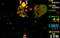 Gameplay of the stage in the Sharp X1 version