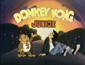 Donkey Kong Junior title card