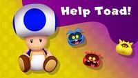 Artwork of Toad for the Help Toad! event