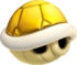 Artwork of a Gold Shell from New Super Mario Bros. 2