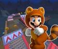 The course icon of the T variant with Tanooki Mario