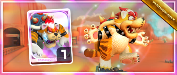 Meowser from the Spotlight Shop in the 2023 Bowser Tour in Mario Kart Tour