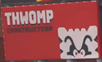 Thwomp Construction in Mario Kart World