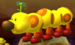 Wiggler as viewed in the Character Museum from Mario Party: Star Rush