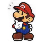 Paper Mario striking his thinking pose