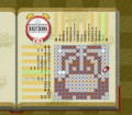 A Puzzle from Picross NP Vol. 5, revealing Mario's face.