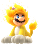 Art of Giga Cat Mario from Super Mario 3D World + Bowser's Fury