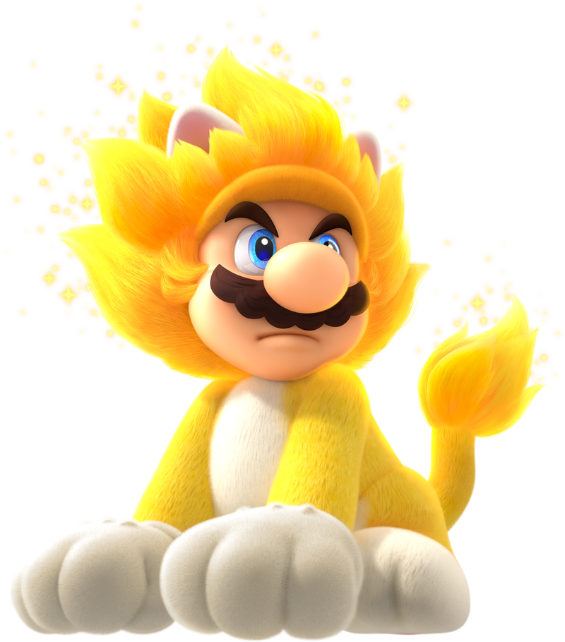 3D Giga Cat Mario Fury Super Mario Assets 8K model - TurboSquid 1744880