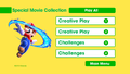 "Special Moves Collection" menu