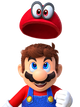 Artwork of Mario, from Super Mario Odyssey.