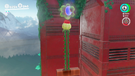 The location of a Power Moon in Super Mario Odyssey