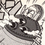 The Monty Mole from Super Mario Sunshine seen in volume 31 of Super Mario-kun