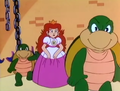 The Koopa Troopas' miscolored eyes