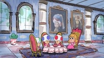 Sketch of tea time at Peach's Castle