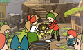 Lulu revealing to Wario that the pot is a potty