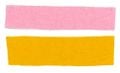 Pink and yellow rectangle graphic