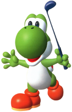 Yoshi in Mario Golf