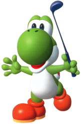 Yoshi in Mario Golf