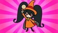 Ashley decides to wear a witch costume...