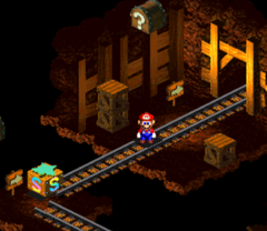 Last Treasure in Coal Mines of Super Mario RPG: Legend of the Seven Stars.