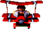 Unused sprite of Wario from a Spaceworld demo of Diddy Kong Pilot.