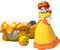 Princess Daisy and her kart with a Birthday Girl body and Sponge wheels.