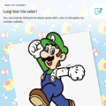Luigi Paint by Number Activity icon.png