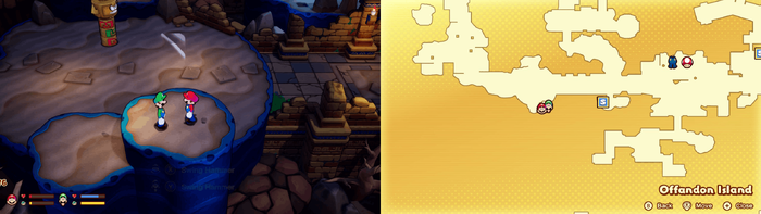 Second Hidden Block in Offandon Island from Mario & Luigi: Brothership