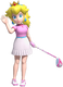Artwork of Peach in Mario Golf: Super Rush