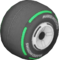 The Slick_Black tires from Mario Kart Tour