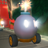 A Bob-omb Car from Mario Kart Wii