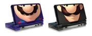 Decals on two Nintendo 3DSs